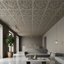 Carreau de plafond en PVC texturé L 24 po x l 24 po Gaby-112618470