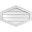 Vertical Peaked Surface Mount Signature Urethane Non-Functional Gable Vent 5/12 Pitch Primed Tan-101891985