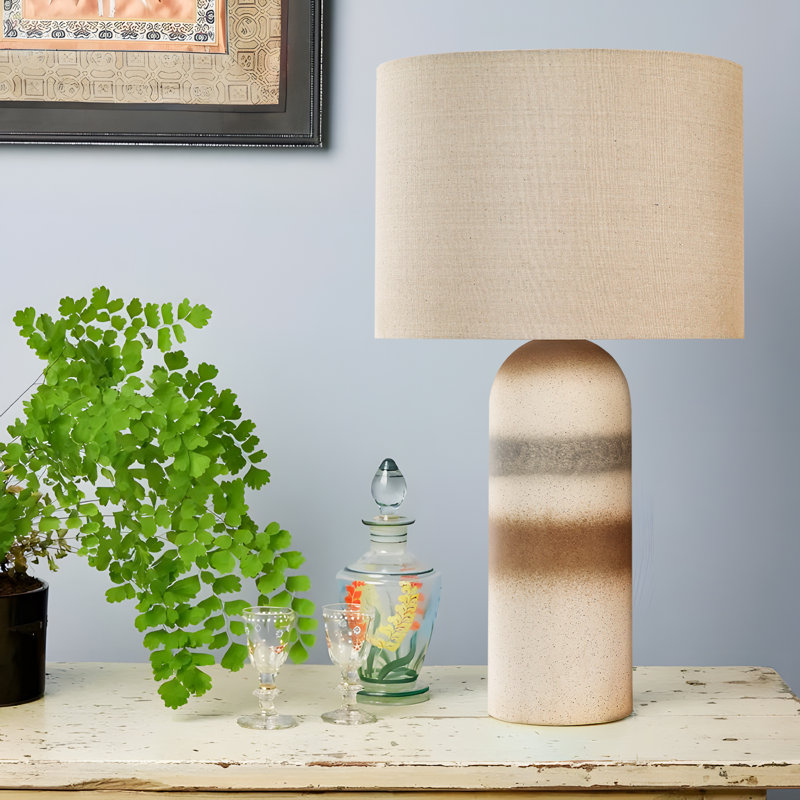 Ceramic 68Cm Standard Table Lamp Set