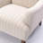 Swarttz Walnut Arm Chair with Solid Wood Frame
