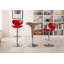 Ensemble de 2 tabourets de bar Upholstery Airlift-468352542