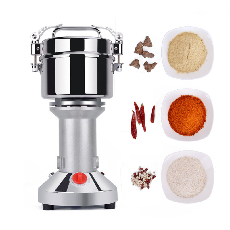 Moulin à grain vertical vertical à herbes 300G Topteng, H 14,96 po x l 6,3 po x P 6,3 po