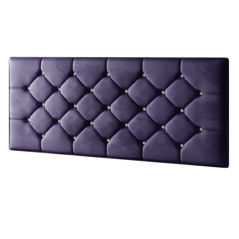 Farallones Upholstered Headboard, Black, Single (3')