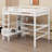 Full Size Wood Loft Bed With Under-Bed Desk, Loft Bed With Multifunction Shelves, Solid Wood Bed, No Box Spring Needed-1652941246