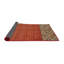 Tapis décoratif multicolore à motif abstrait-150715801