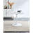1+4,5pieces dining set, Table metal leg Mid-century Dining Table for 4-6 people With MDF Table Top, Pedestal Dining Table, End Table Leisure Coffee Table-612378144-612378157-612378159