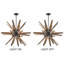 Lustre sphérique à 8 lumières avec détails en fer forgé de style spoutnik Rachael-763166289-763166303