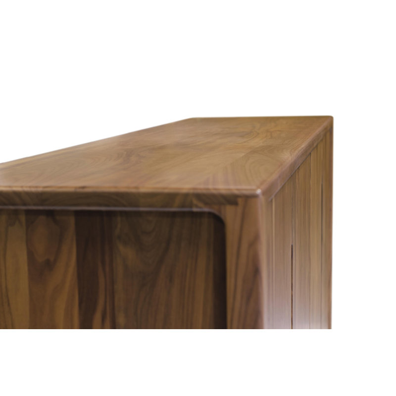 Lisse 69.5'' W Solid Wood Buffet, Natural Walnut