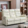 Viradis 72.4" Genuine Leather Zero Clearance Recliner Power Reclining Sofa With USB Port, Modern 3 Seater Recliner Couch