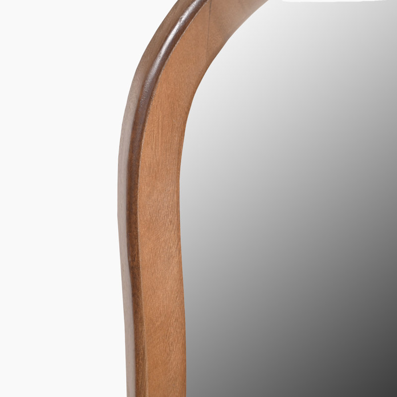 Solid Wood Oval Mirror