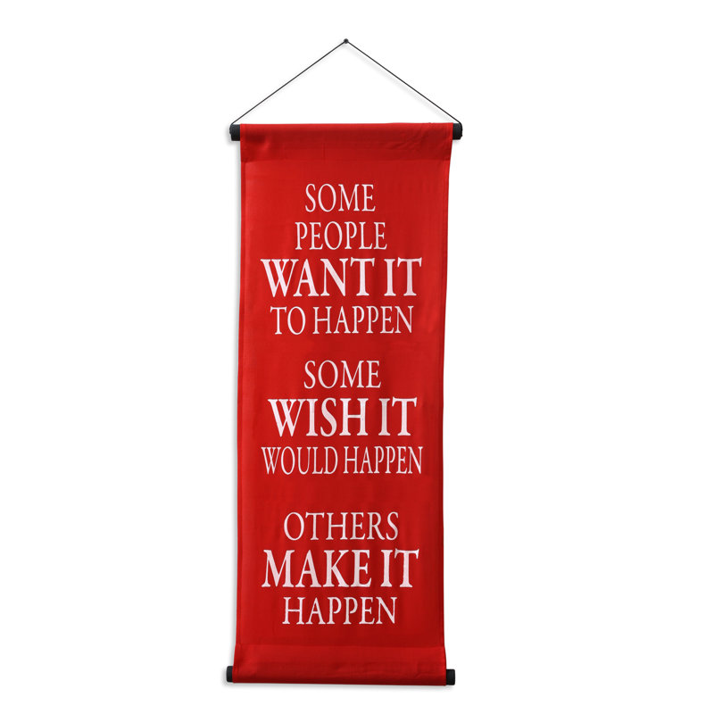 Machine Wall Hanging, Bright Red
