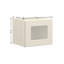 Meuble mural standard HOMEIBRO Cozy Design, en contreplaqué blanc Shaker, prêt à assembler, 38 cm (L) x 30,5 cm (P) x 30,5 cm (H).-442889277-442816242