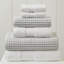 Ensemble de serviettes modernes 100% coton peigné jacquard en fils peignés Drucilla Modern-344532136