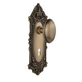 Victorian Plate with Decorative Keyhole and Homestead Door Knob