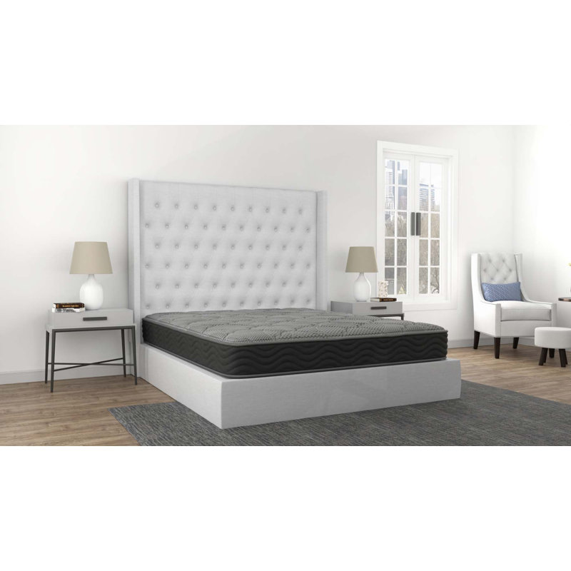 Matelas avec ressorts ensachés, Lit simple