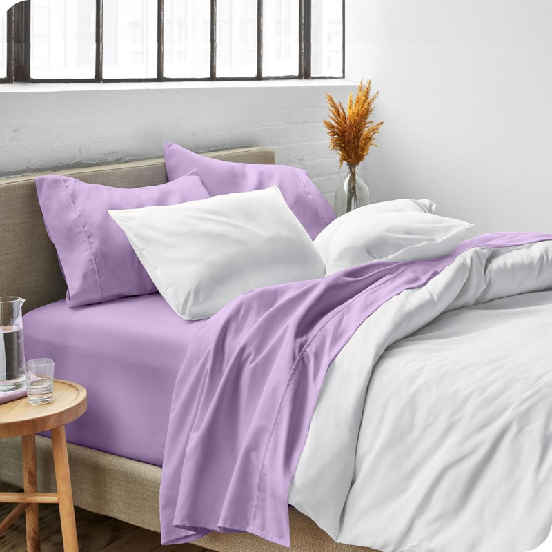Queen Sheet Set - Luxury 1800 Soft Microfiber - Double Brushed - Deep Pockets - Easy Fit - 4 Piece Set - Bedding Sheets & Pillowcases