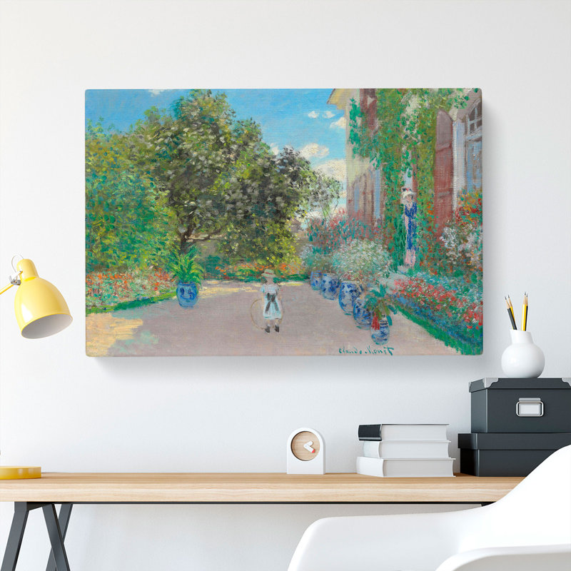 House At Argenteuil by Claude Monet - Wrapped Canvas, 40cm H x 60cm W x 3cm D