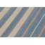 Rug & Kilim’S Indian Dhurrie Rug In Slate Blue And Ivory Stripes