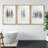 Black And White Pine Trees Simple Minimalist Neutral Décor Framed On Canvas 3 Pieces Print Wall Art-91260039-91260042
