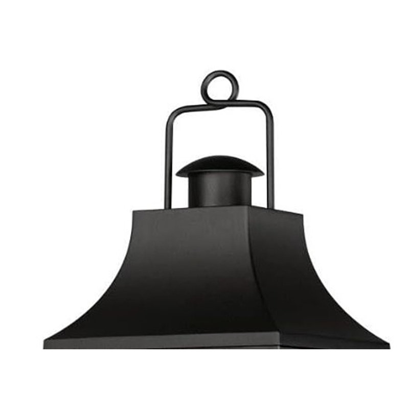 Lighting Lampadaire d'extérieur 1 lumière 30360CLBK - 21,25 po de hauteur et 8 po de largeur