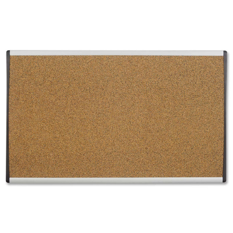Cork Corkboard / Bulletin Board, 1' 6" H x 2' 6" W
