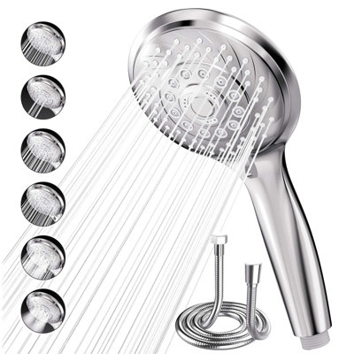 Rain and Massage/Jet Handheld Shower Head