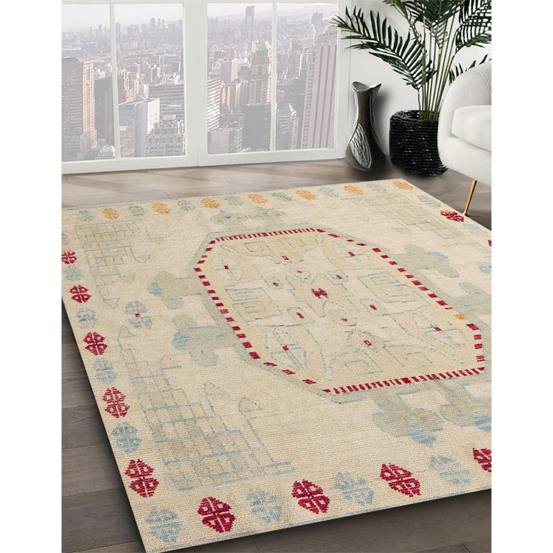 Abstract Indoor Rug, Square 3'