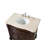 36 Inch Mahogany Wood Classic Style Madison Cream Marble Countertop Bathroom Sink Vanity-2108856423