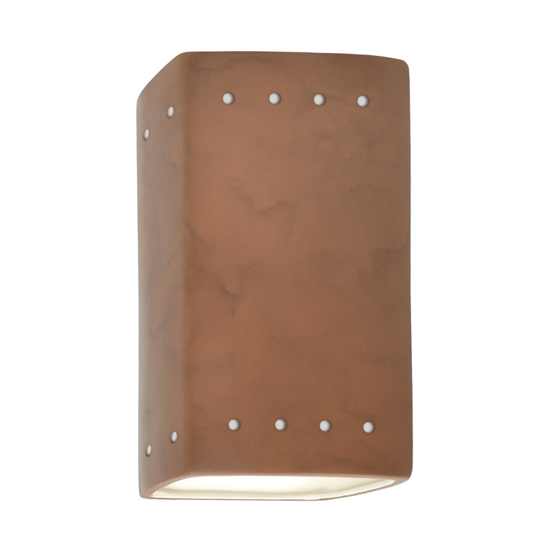 Juliannah 1 - Light Flush Mounted Sconce, No, Rust Patina