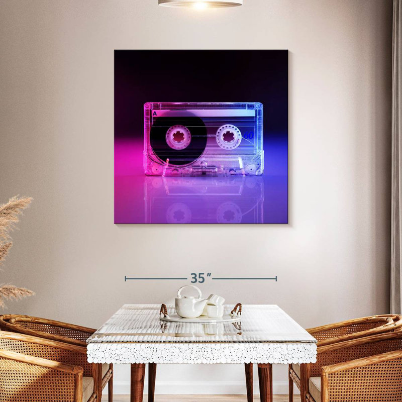 Cassette transparente Abarca, H 39 po x l 39 po