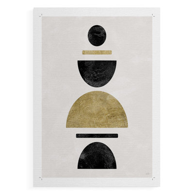 Modern Stack -Canvas Print Only - NOT FRAMED