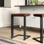 Tabouret de comptoir rembourré avec structure en métal Youngquist-1429018213-1429018217