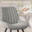 Modern Dining Chairs 54.8*46.9*83.2cm Tech Fabric Upholstery with Stylish Design Sofa-Level Cushioning Pet-Friendly Durable Scratch Resistant for Kitchen Dining Room or Home Office-1022161957-1034794734