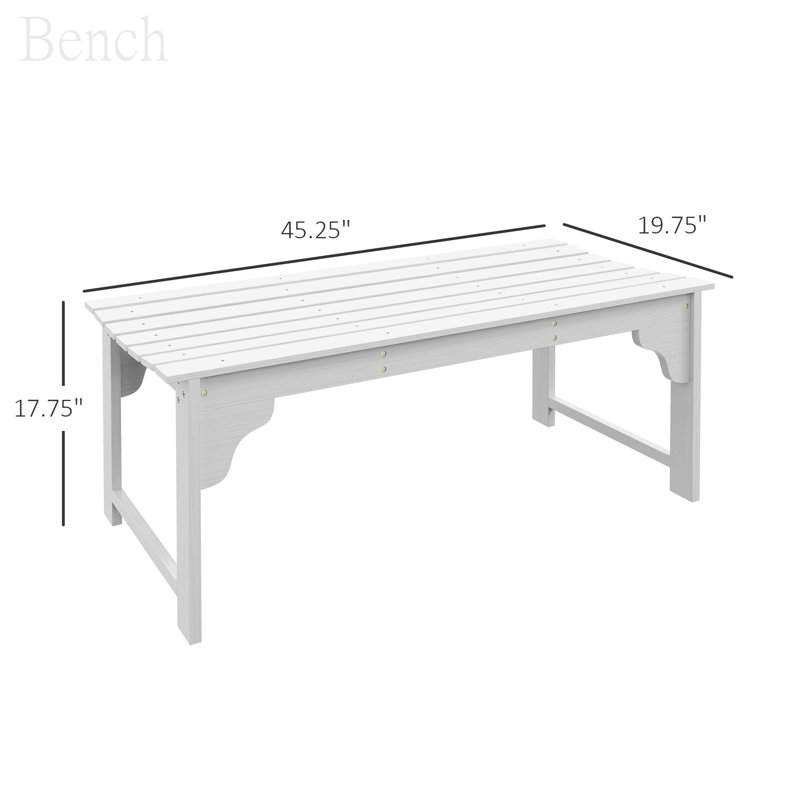 Amala Bench, White
