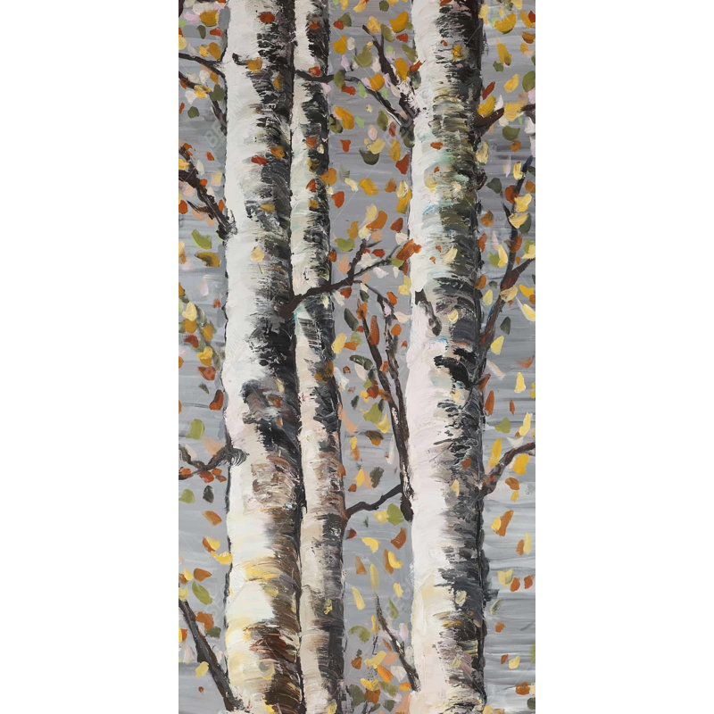 Blossoming Birches - Trees Seasons Canvas for Home Decor