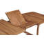 Table de salle à manger extensible en bois massif Daina