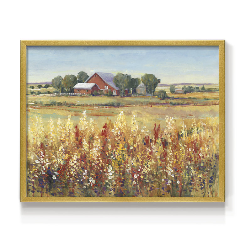 Country View I -Framed Print - Restickable