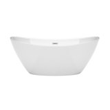 Dorrit 66" x 32" Freestanding Soaking Acrylic Bathtub