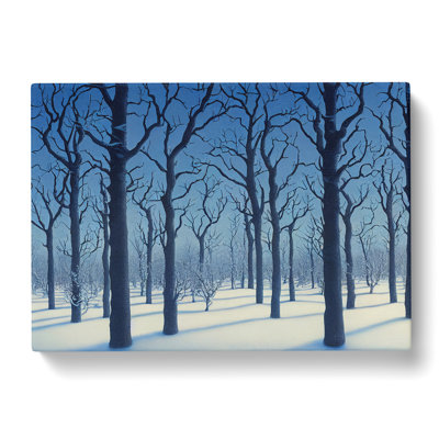 Fascinating Winter Forest - Wrapped Canvas