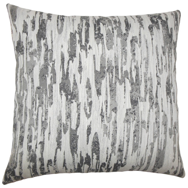 Xanti Square Pillow Cover & Insert, 18" H x 18" W x 5" D, Birch