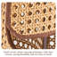 Lustre avec abat-jour en rotin Wabi-Sabi-133709706