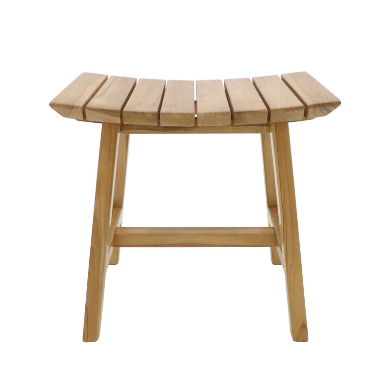 Marveline 19 W Teak Shower Stool