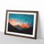 Sunrise over a Mountain - Picture Frame Painting Print-56705890-56705889