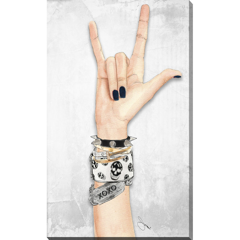 «Xo», reproduction sur toile, H 40 po x l 24 po x P 1,5 po, Toile tendue