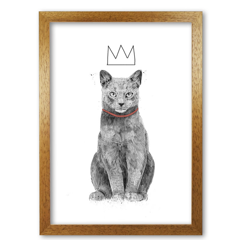 King of Everything 1 Piece Wall Art, 29.7 cm H x 21 cm W x 5 cm D, Honey Oak