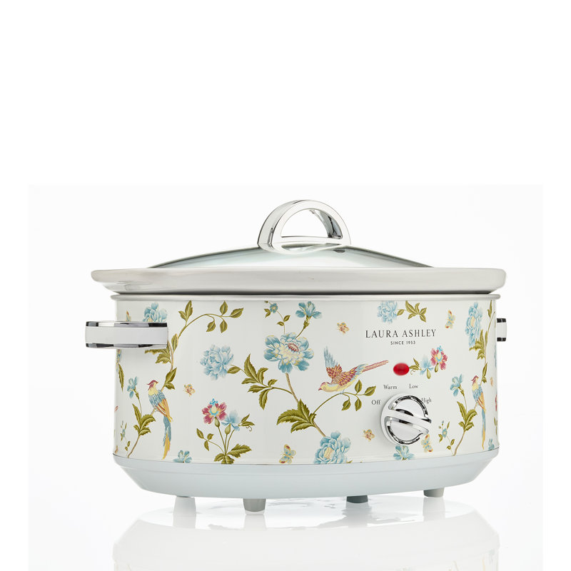VQ- Laura Ashley 6.5L Slow Cooker, Elveden White