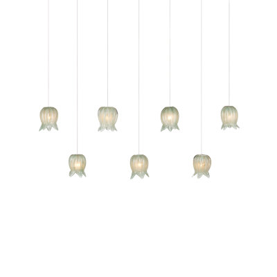 Luminaire suspendu linéaire 7 lumières Polpo