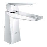 Allure Brilliant Single Hole Bathroom Faucet with Drain Assembly