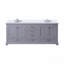 Ensemble de meuble-lavabo double 80 po x P 22 po avec plateau en marbre de culture et robinet-902881446