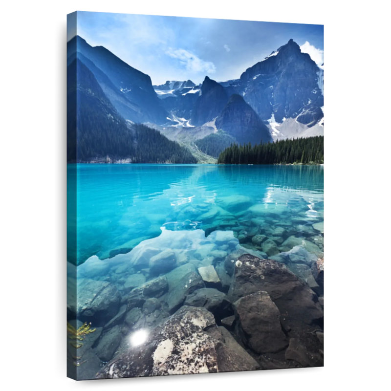 Alvord Alberta Lakeside Mountains, 39" H x 26" W